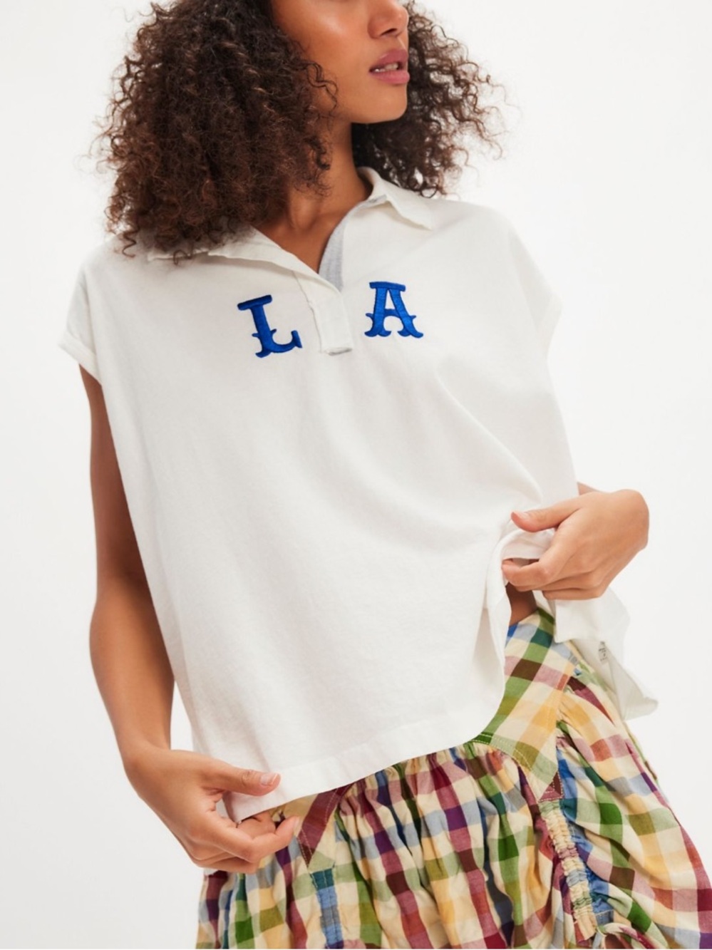 Free People LA Polo Shirt